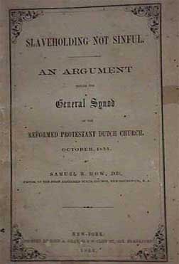 Pamphlet, Reformed Protestant Dutch Church, New Brunswick, NJ, 1855.