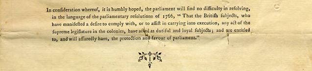 Parliament Letter