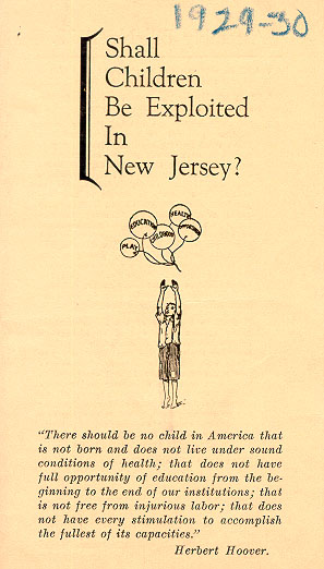 Shall Children be Exploited in New Jersey
