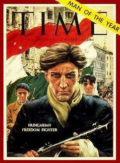 Time Magazine's January 7, 1957 cover: Hungarian Freedom Fighter &mdash; Man of the Year