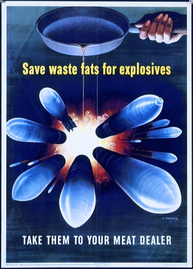 Save easte fats for explosives. Take them to your meat dealer