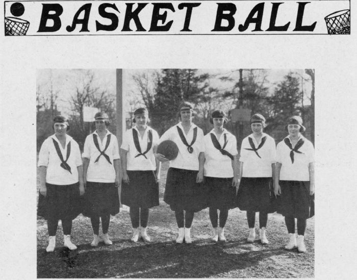 First Basketball Team,Douglass College (1922)