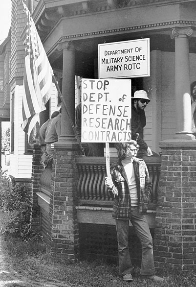 Photograph of Anti-R.O.T.C Demonstration
