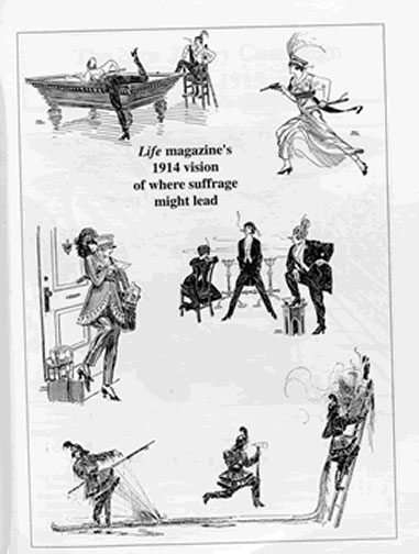 Life magazine 1916; mating (political cartoon)