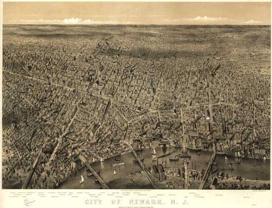 Newark, NJ Aerial Photograph
