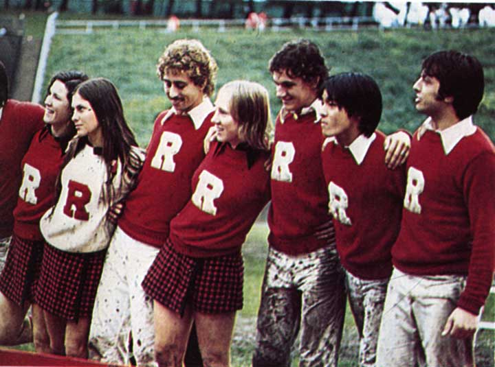 Rutgers University Cheerleaders (1976)