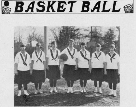 Douglass College's first women's basketball team (1922)