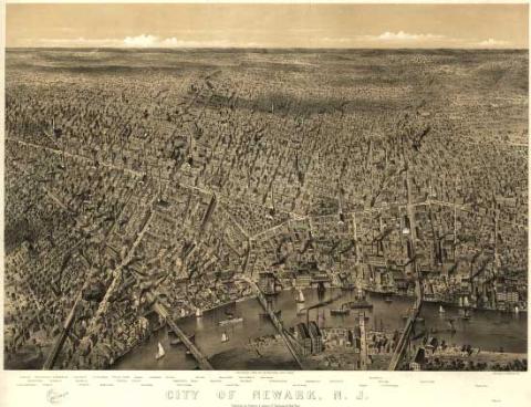 Newark, NJ Aerial Photograph